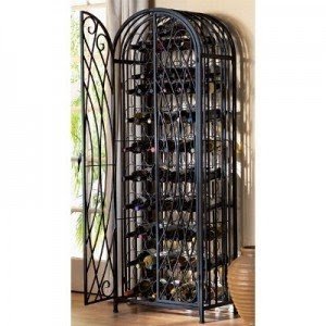 Shop rich and sophisticated wrought iron wine racks