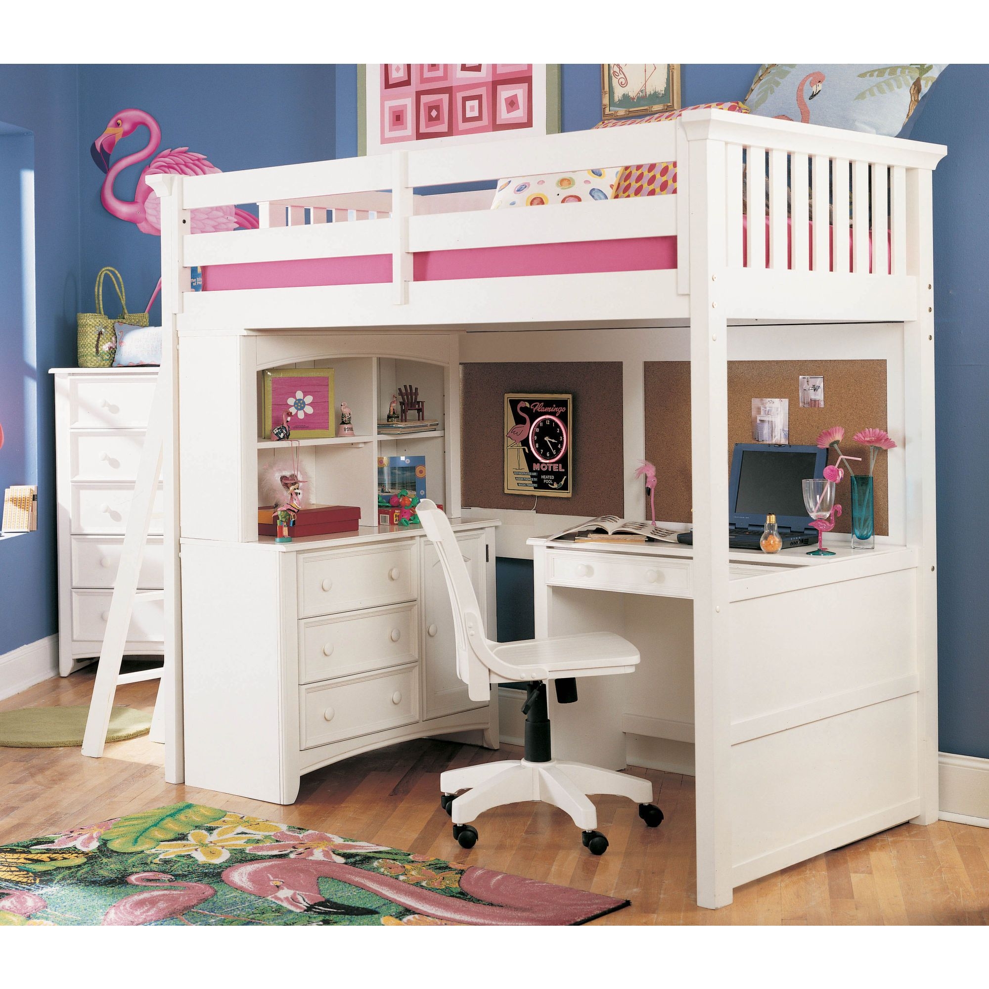 Lea getaway loft bed with matching furniture click to enlarge