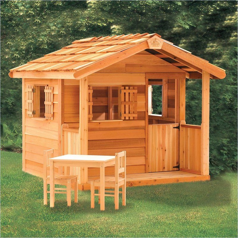 wooden playhouse near me