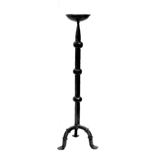 Wrought iron candle stands