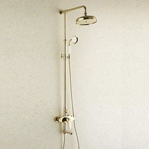 Antique brass shower fixtures 2