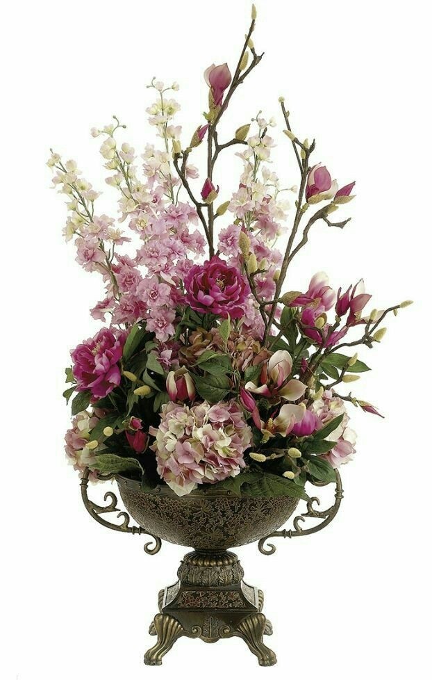 Artificial floral arrangements centerpieces