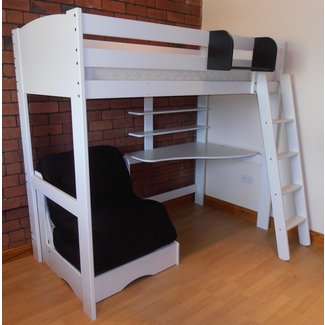 Loft Beds With Desk And Futon Ideas On Foter