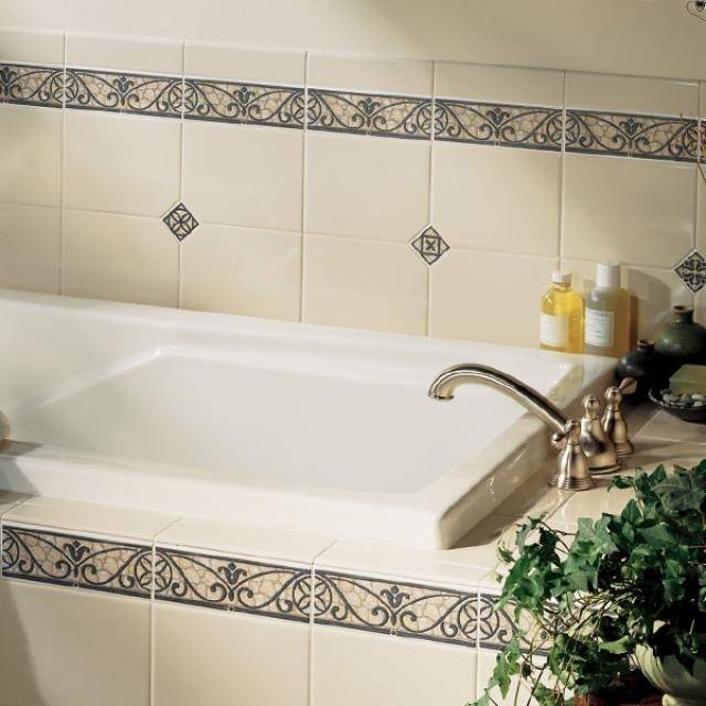 Bathroom Tile Border Design Ideas Rispa