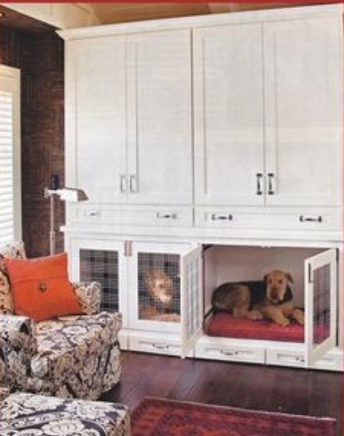 frontgate dog crate end table