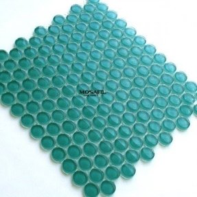 penny tile glass foter coaster self diy project