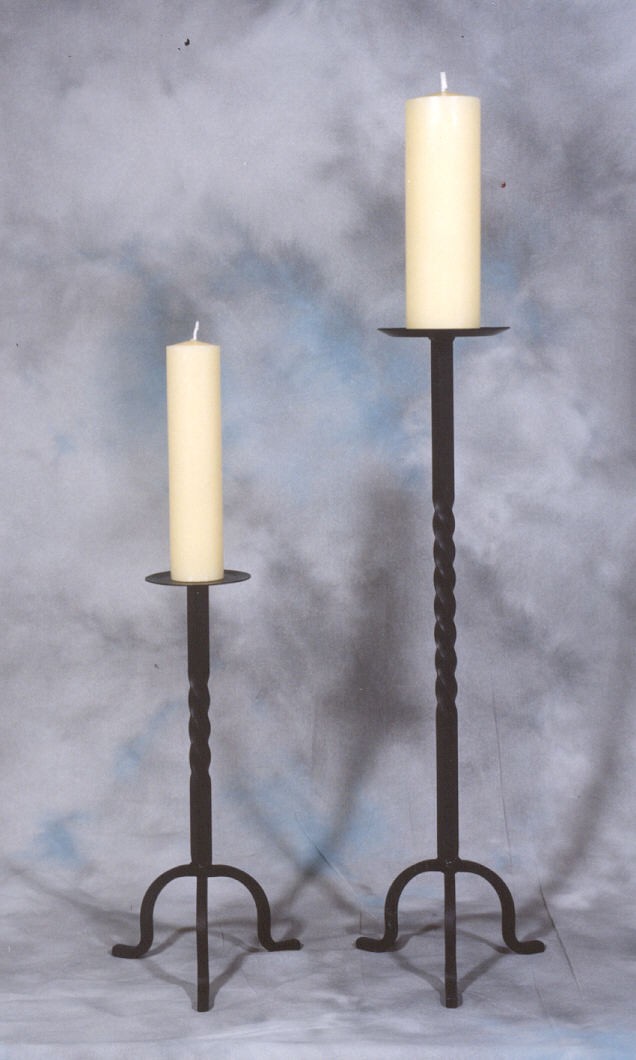 Go back gallery for wrought iron floor candle holders