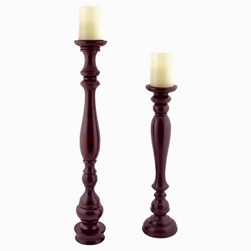 Tall Wooden Candle Holders - Foter