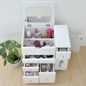 Minimalist modern makeup vanity dressing table cabinet storage cabinet