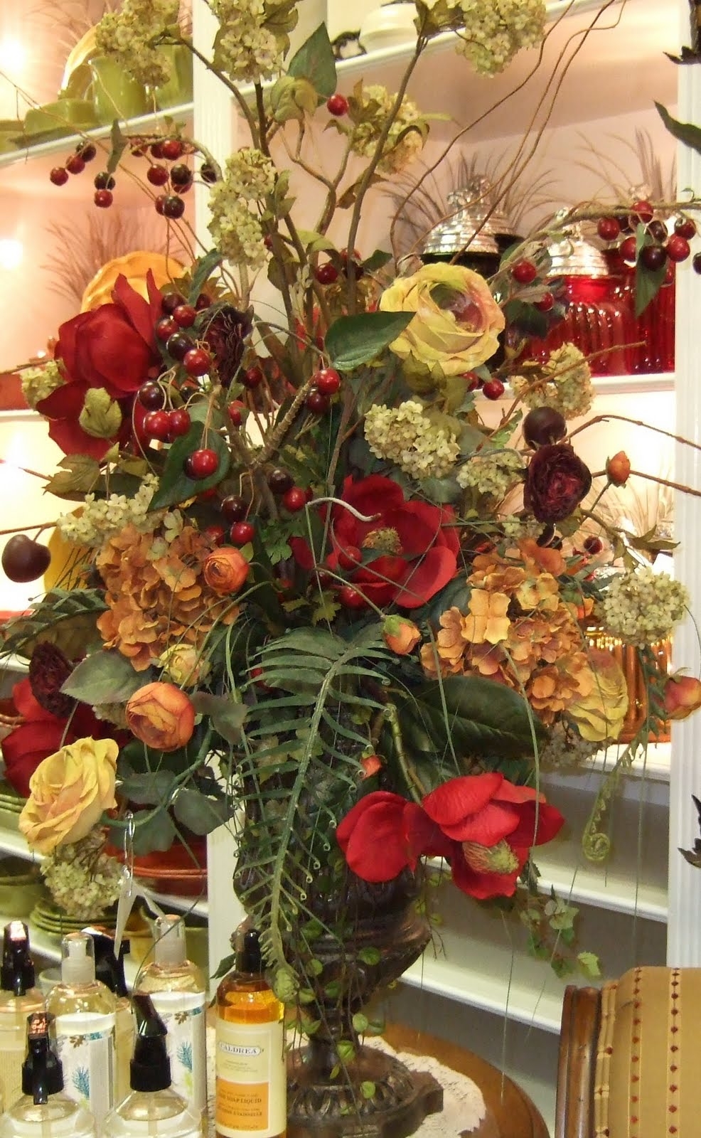 Pictures luxurious large silk floral centerpiece arrangements