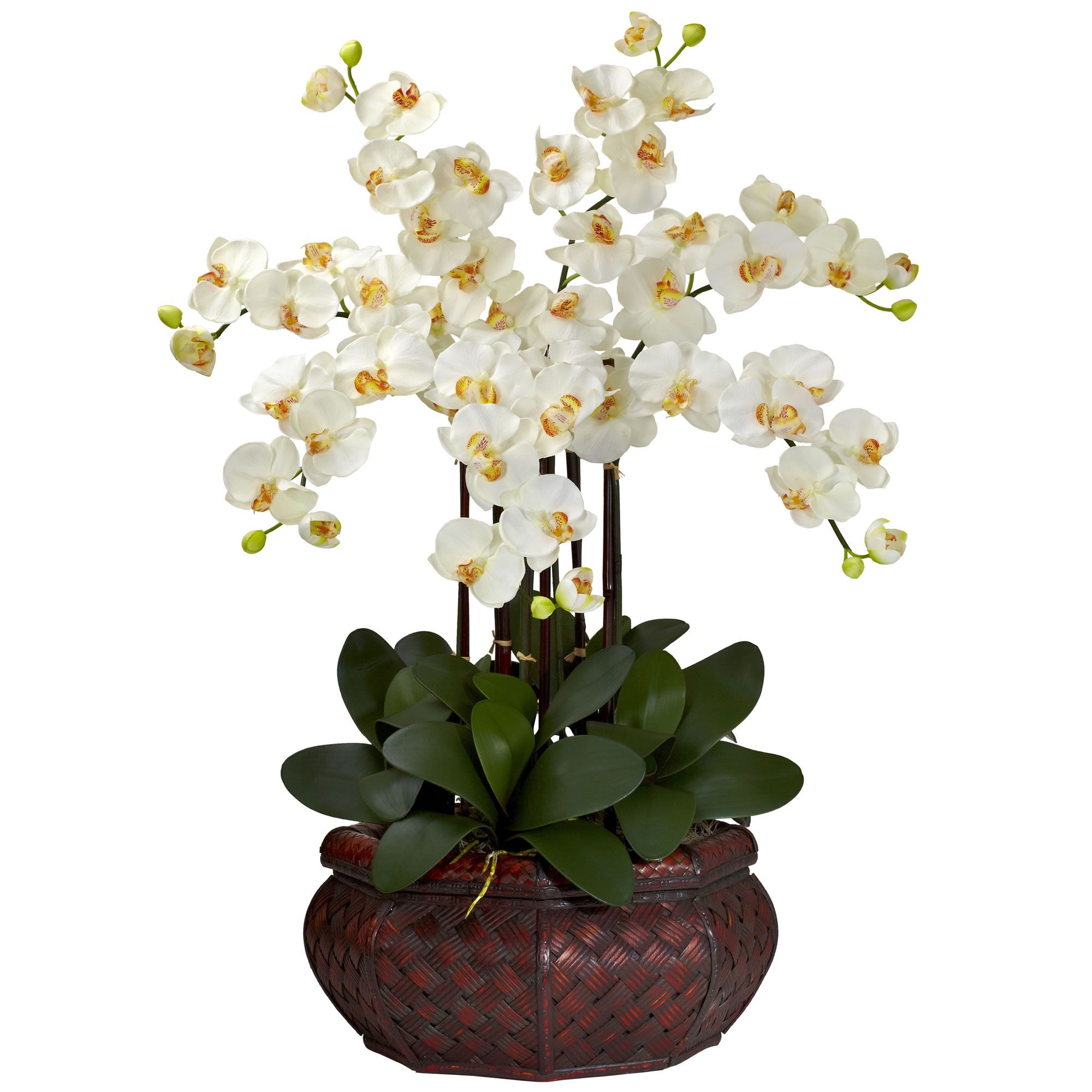 Silk arrangements large phalaenopsis silk flower arrangement