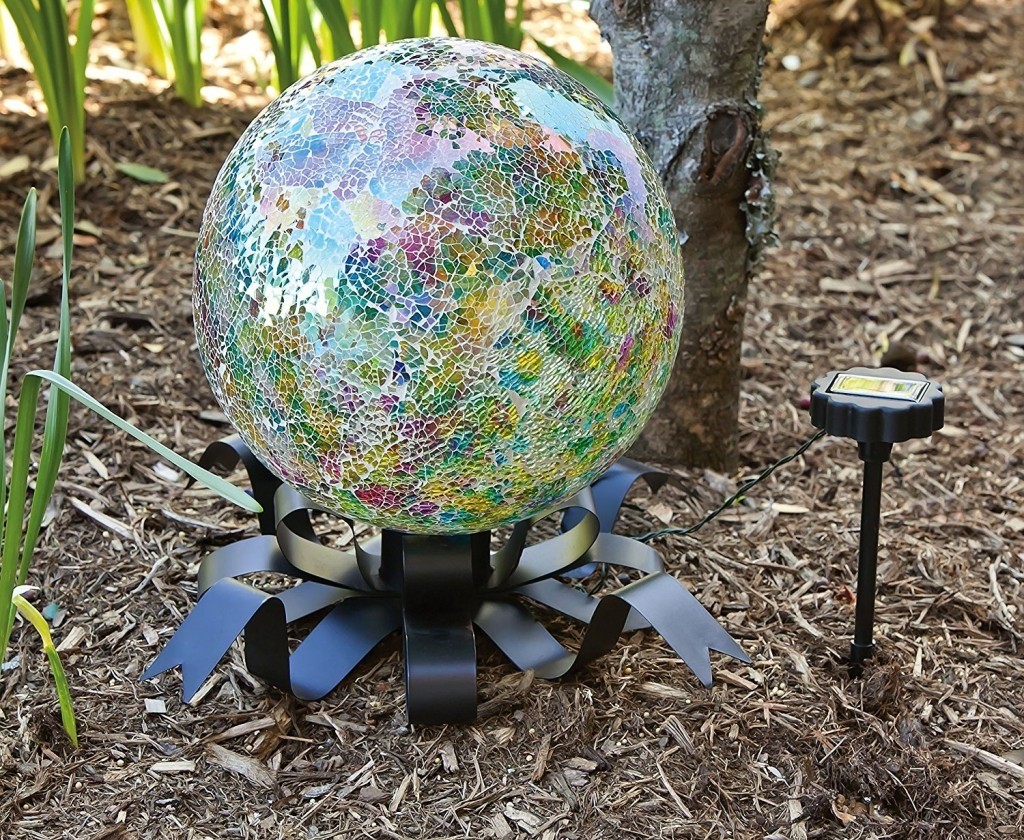 large solar garden globes