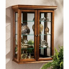 Hanging Curio Display Cabinet - Foter