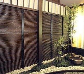 Bamboo garden deck privacy screens fence panels bali huts