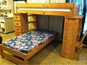 Loft Bed Desk Dresser Ideas On Foter