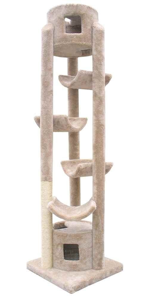 Center cat furniture pinnacle cat tree with sisal scratching post