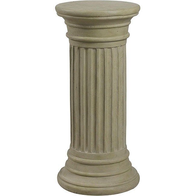 Ceramic pedestal plant stand