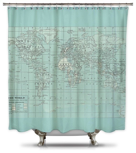 Extra long shower curtain 6