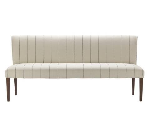 tufted bench with back