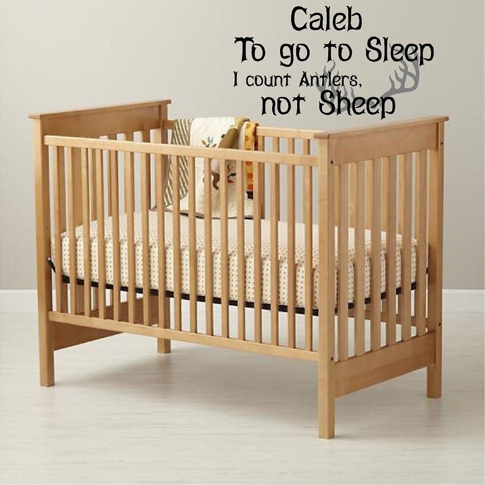 Light wood shop baby crib