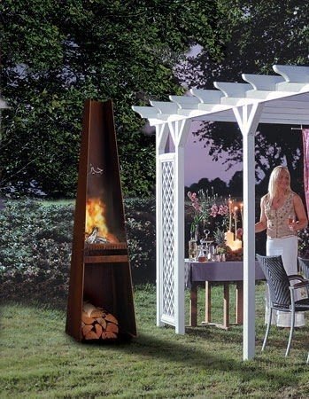 Outdoor fireplaces gas burning fireplaces wood burning fireplaces