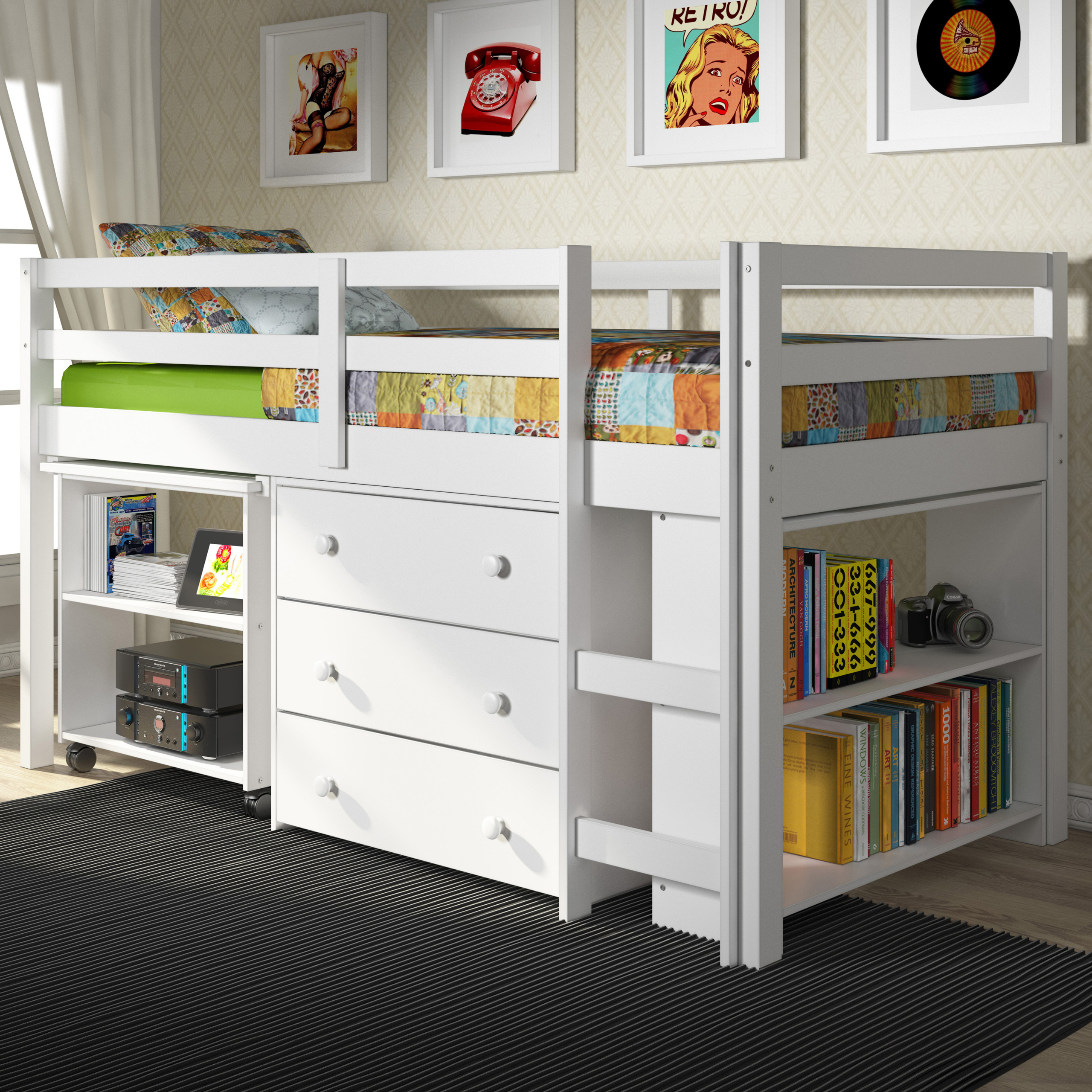 Bunk Beds With Desk Underneath Ideas On Foter