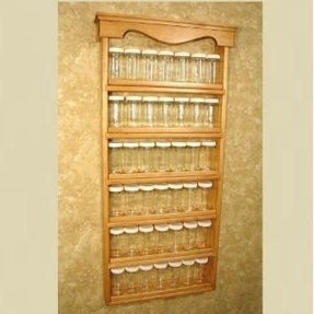Wood Wall Spice Rack - Foter