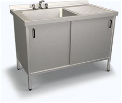 1200mm sink unit with side panels and sliding doors hinged