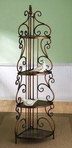 Wrought Iron Corner Bakers Rack - Foter