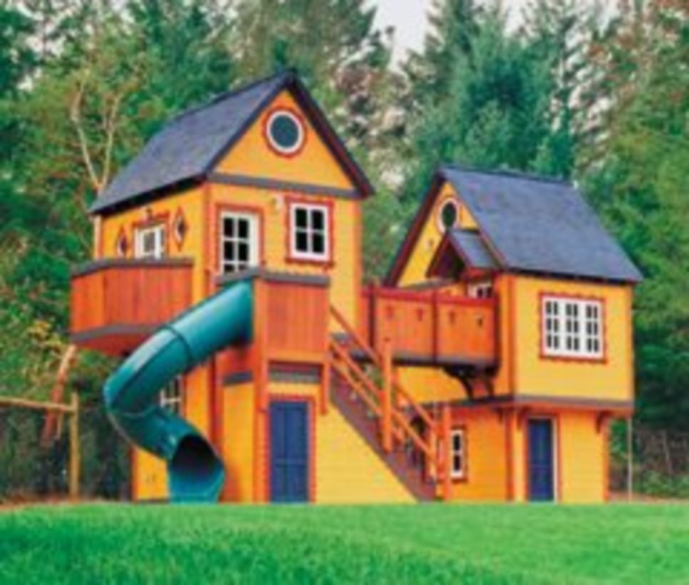 big outdoor playhouse