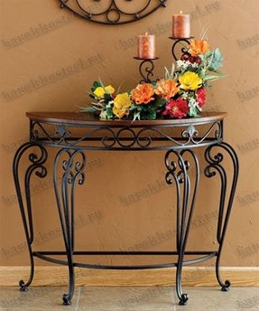 Wrought Iron Foyer Table - Foter