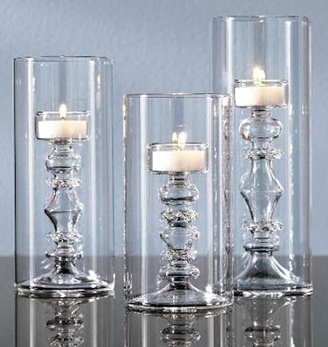 Gallary of glass candle holders