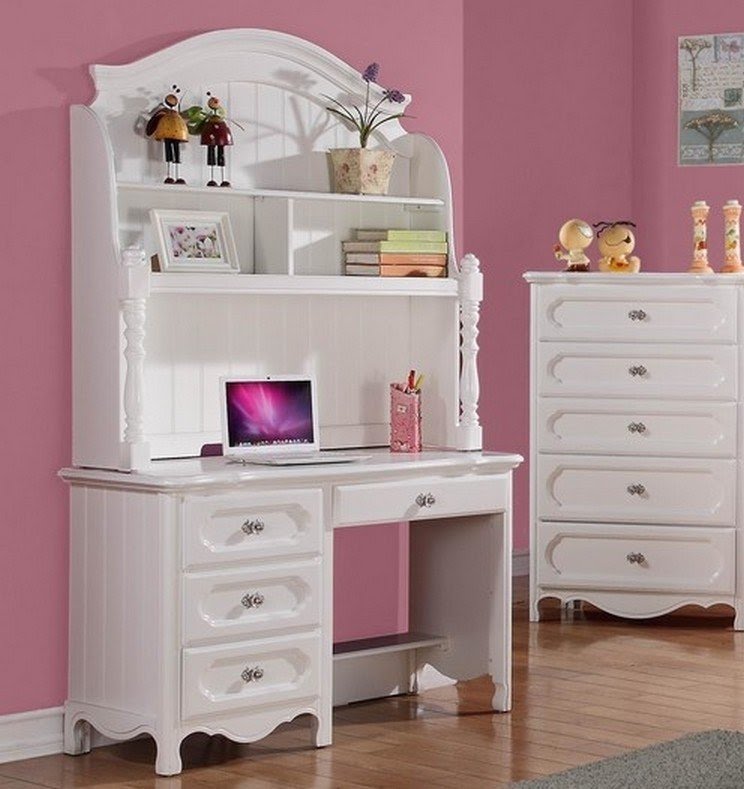 Kids White Desk With Hutch Ideas on Foter