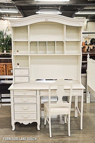 children's desk with bookshelf