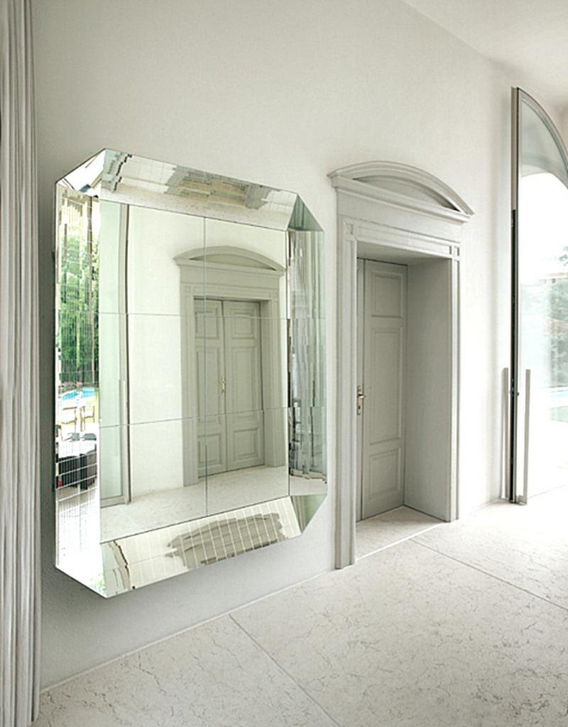 Mirrors can add architectural interest especially when they feature