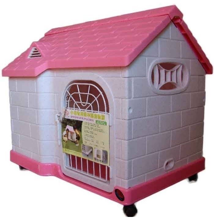 Pink dog house 5