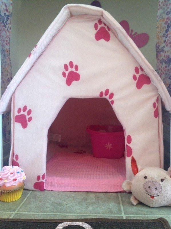 Positively pooch pink dog house at cvs