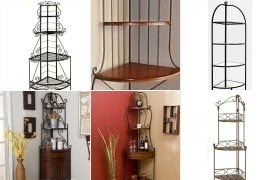 Wrought Iron Corner Bakers Rack Ideas On Foter