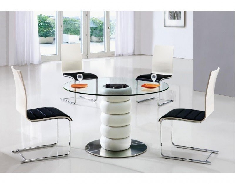 Glass Round Dining Table For 6 - Ideas on Foter