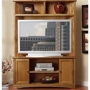 Corner Entertainment Center With Hutch - Foter