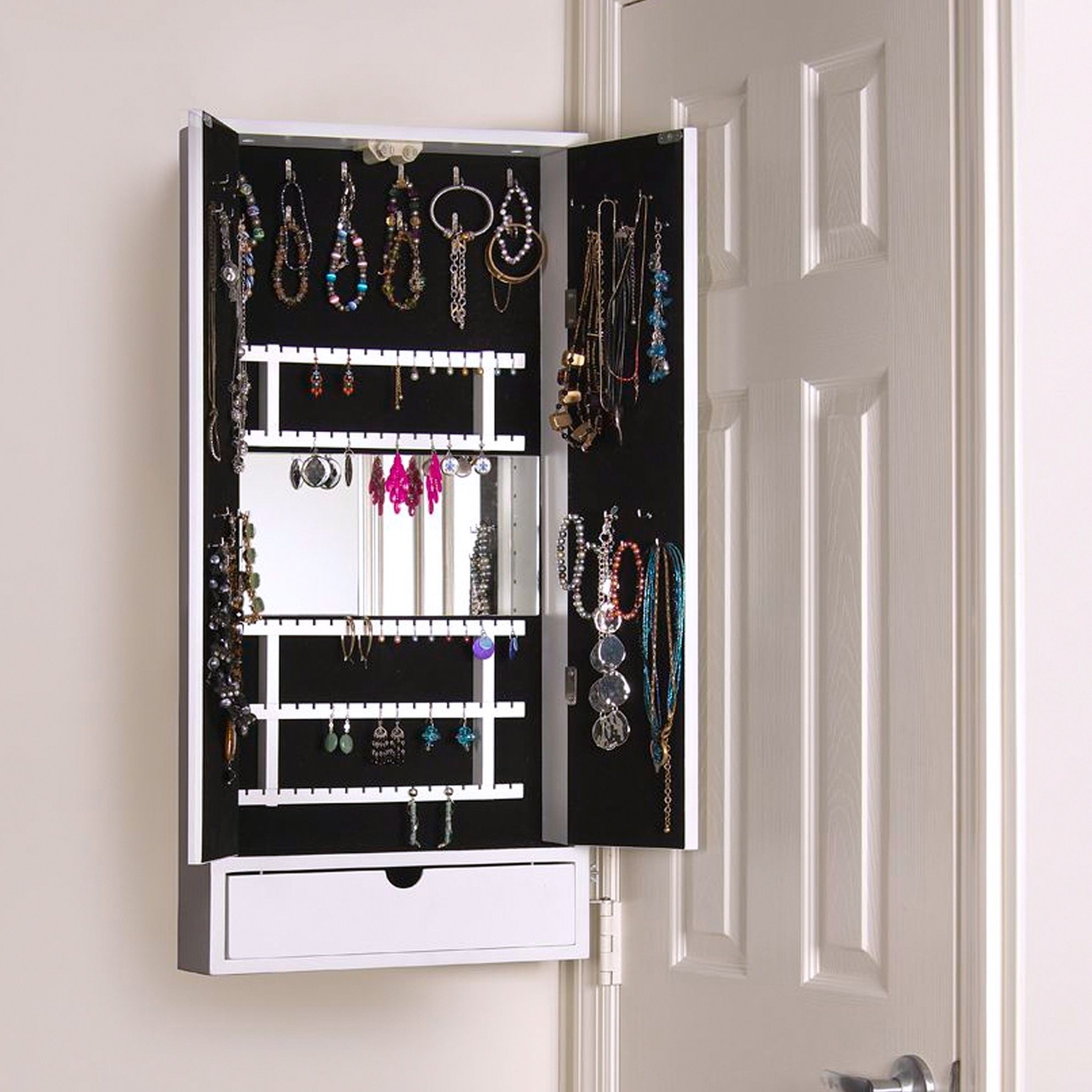 Cabidor door mount jewelry storage cabinet shopping