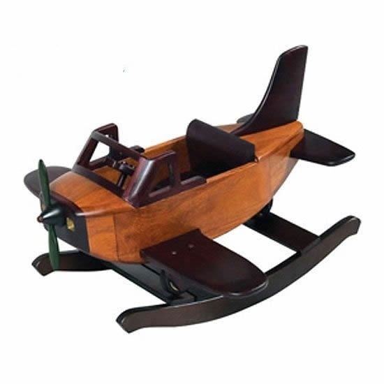 Guidecraft airplane rocker ride on toy g51095