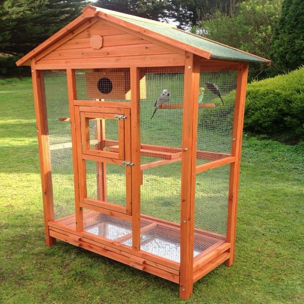 large indoor bird cage