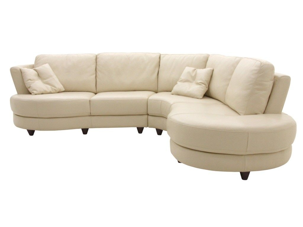 Round leather sectional by htl linders furniture sofa sectional