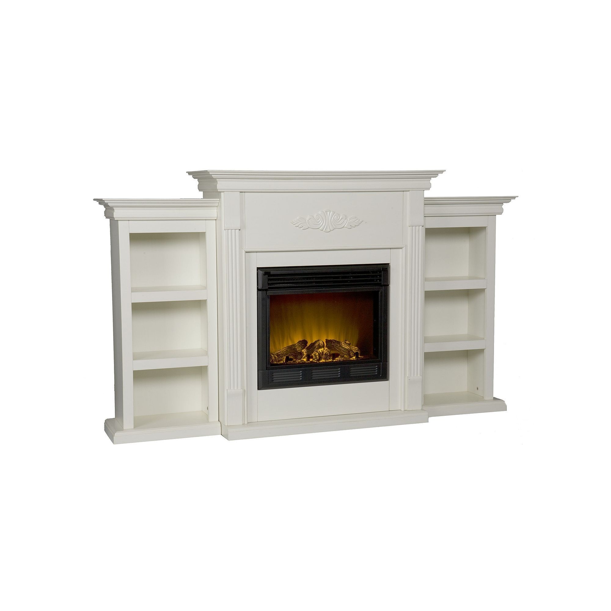 Fireplace cabinets and bookcases