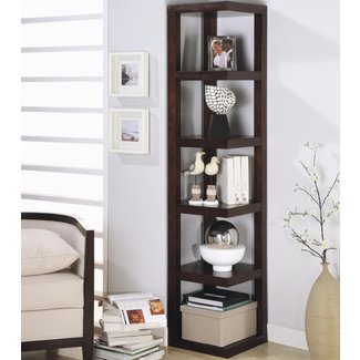 free standing corner shelf