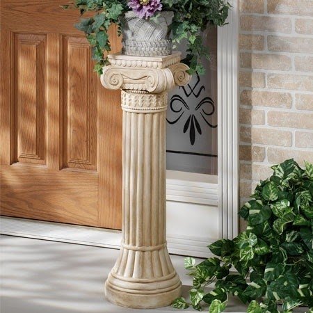 Ionic indoor outdoor pedestal column
