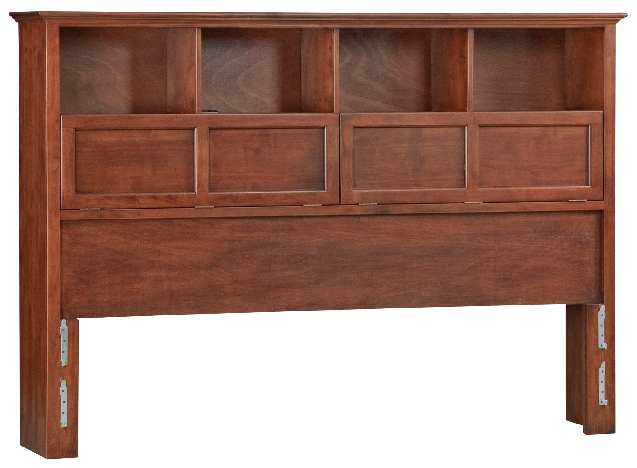 Mckenzie king bookcase headboard by whittier wood