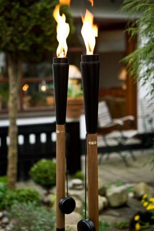 Outdoor torches oil