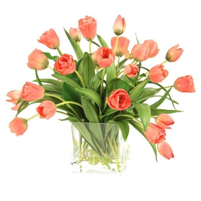 Silk tulip arrangement 1